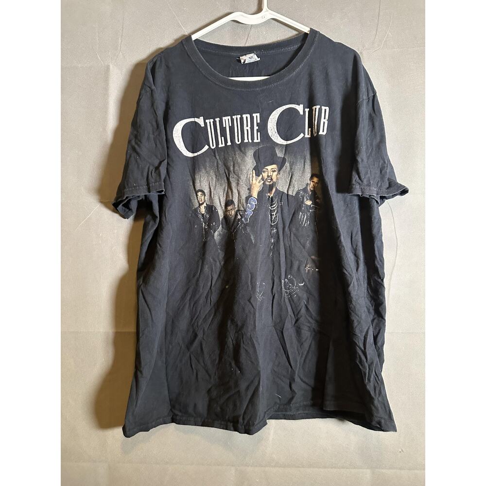Culture Club Shirt Mens XL Black 2016 World Tour Concert Band Graphic Tee Music